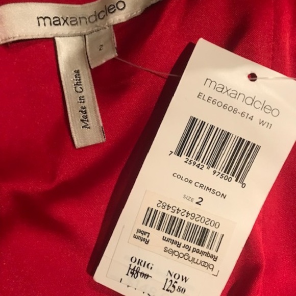 NWT Max and Cleo Cocktail Dress - Picture 5 of 5